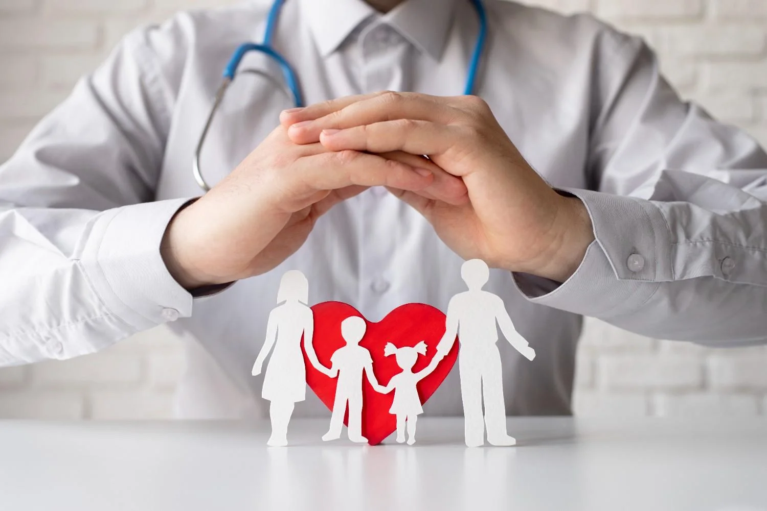 A healthcare worker in a clinic
